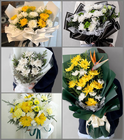 广东揭阳市普宁市大南山街道华岭村白事花束代送
